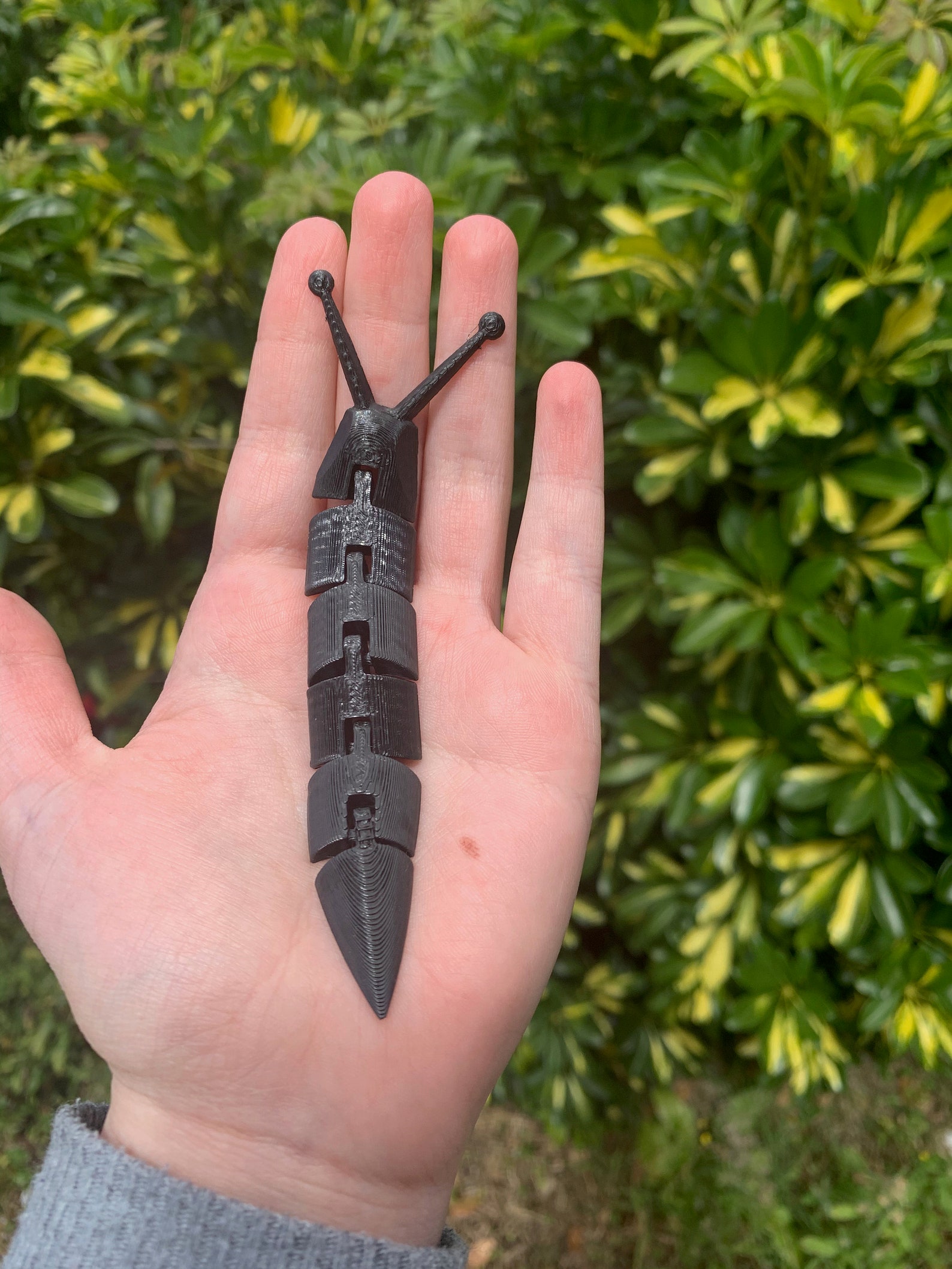 3D Printed Articulated Slug Fidget Toy Cute toy | Etsy