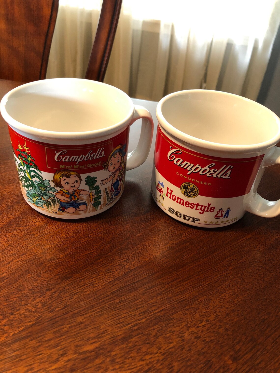 Vintage Campbells Soup Mugs Etsy