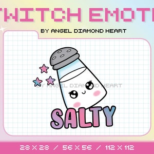 Salty Emote Twitch Salty Emote Twitch Emote Mixer Emote Etsy Australia