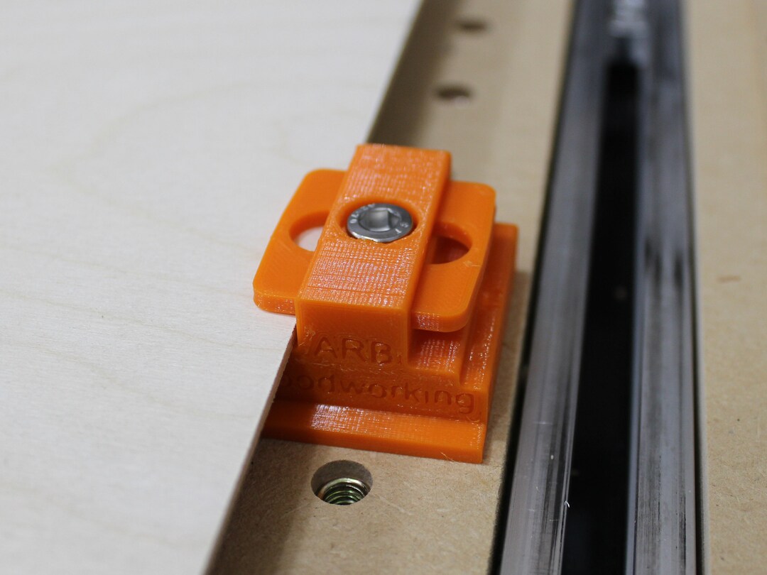 Laser Stock Elevated Hold Down for CNC Wasteboard Metric or Standard