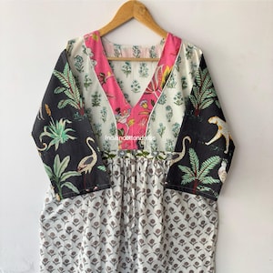 Patchwork Cotton Dress, Skater Cotton Dress, Multi Patch Work Dresses, Long Cotton Dresses, Midi Cotton Dress, Party Wear Dresses