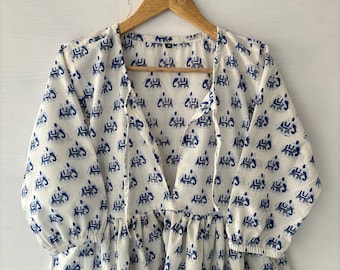 Indian Handblock Printed Cotton Dress, Block Print Dress, Skater Cotton Dresses, Long Cotton Dress, Midi Cotton Dress