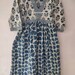 Indigo Print summer dress