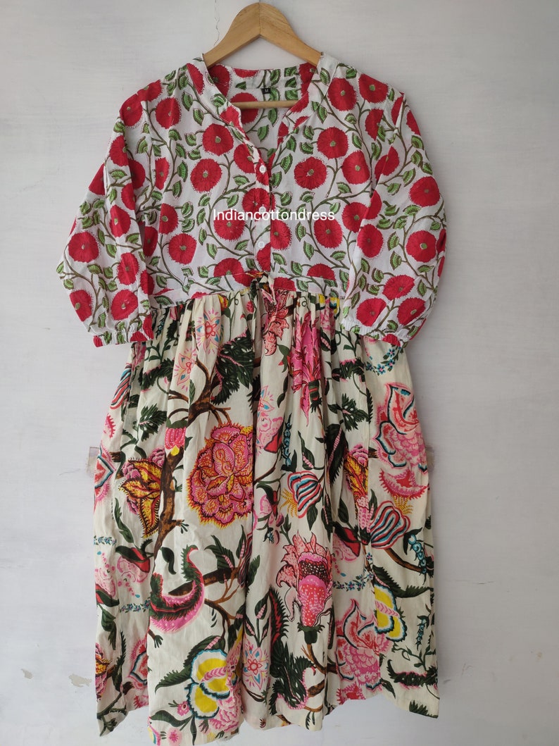 Patchwork Elegance Midi Dress