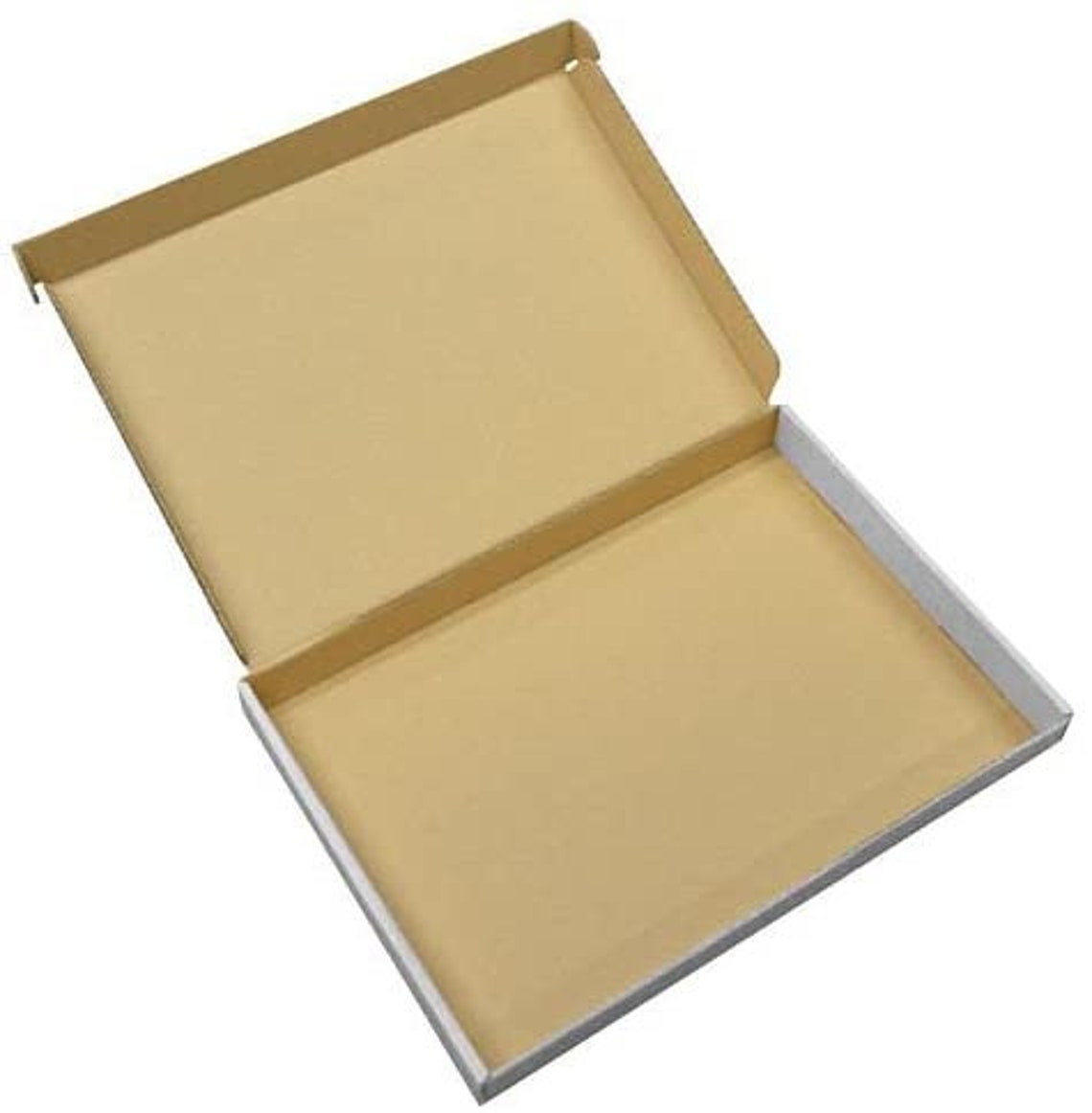 A4 Large Letter Boxes Packaging Boxes Brown / White Etsy