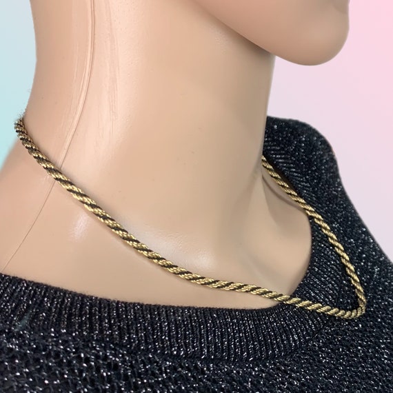 Classics | 1980's | Vintage Twisted Rope Necklace… - image 5