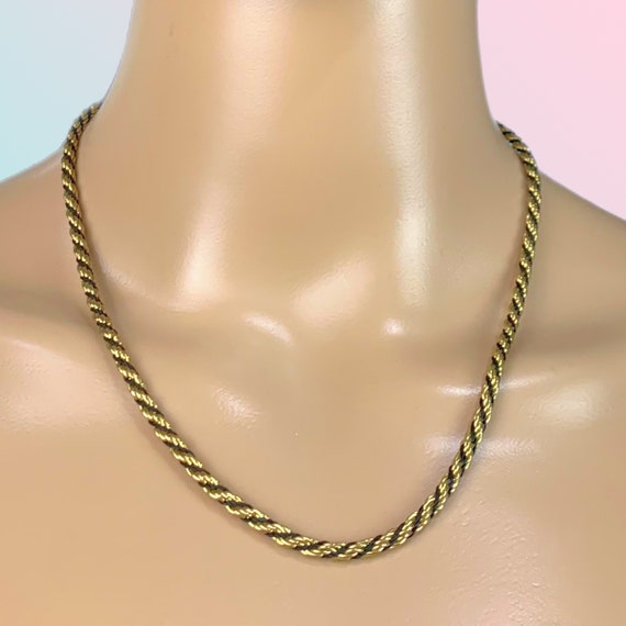 Classics | 1980's | Vintage Twisted Rope Necklace… - image 1