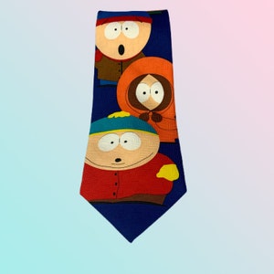 John Deen | 1990&#39;s | Vintage Novelty South Park Tie | Big Boys | TM Comedy Central | Collectable Cartoon Ties | South Park | Rare to Find