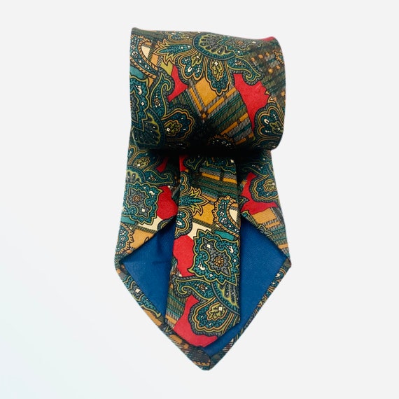 Oroton | 1970's | Vintage Necktie | Paisley Tie |… - image 8
