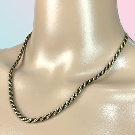 Classics | 1980's | Vintage Twisted Rope Necklace… - image 7