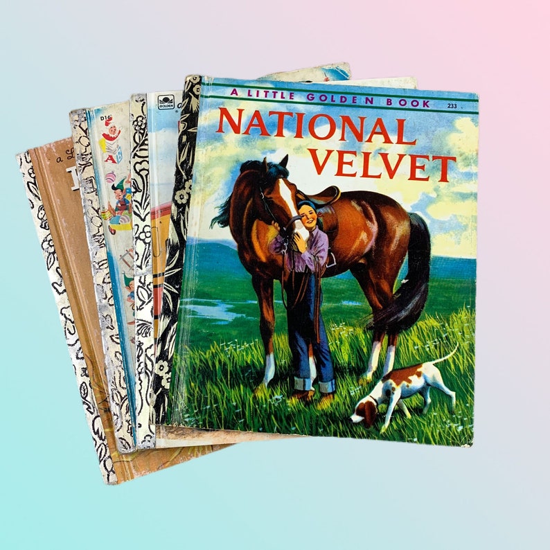 A Little Golden Book 1970's 1980's Lot of Five Etsy