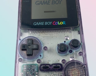 Nintendo Game Boy Color Console 1998 CGB-001 Original Atomic Clear Purple Colour Handheld Fifth Generation Made in Japan - Etsy Nintendo Game Boy Color Console 1998 CGB-001 Original Atomic Clear Purple Colour Handheld Fifth Generation Made in Japan - Etsy