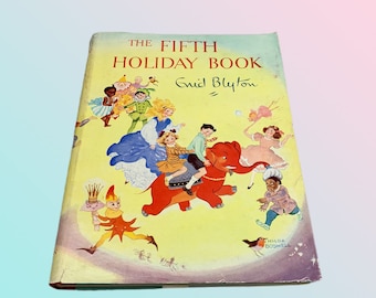 Enid Blyton | 1950's | Vintage Children's books | The Fifth Holiday Book | Fiction Collectable Book