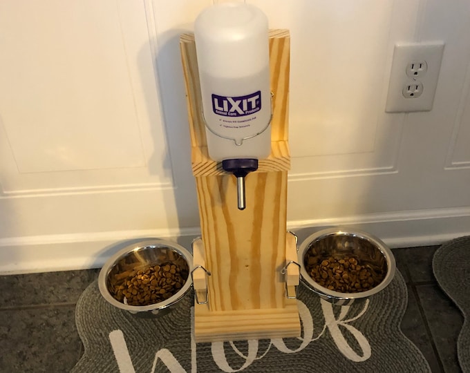 Small Pet Water Bottle Holder/stand Etsy