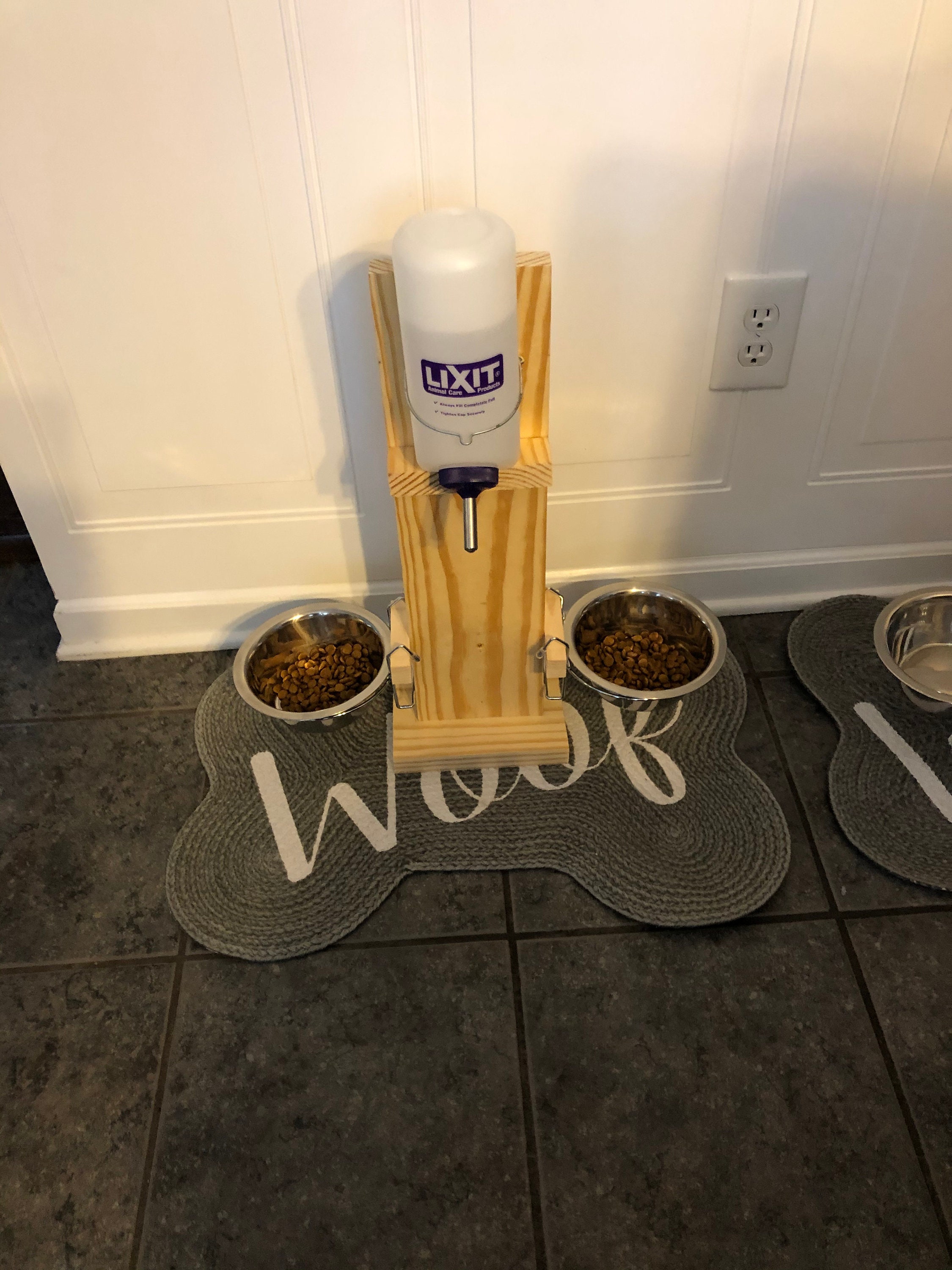 Small Pet Water Bottle Holder/stand Etsy