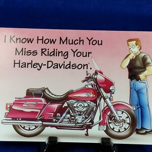 Carte de bon rétablissement Harley Davidson - W137