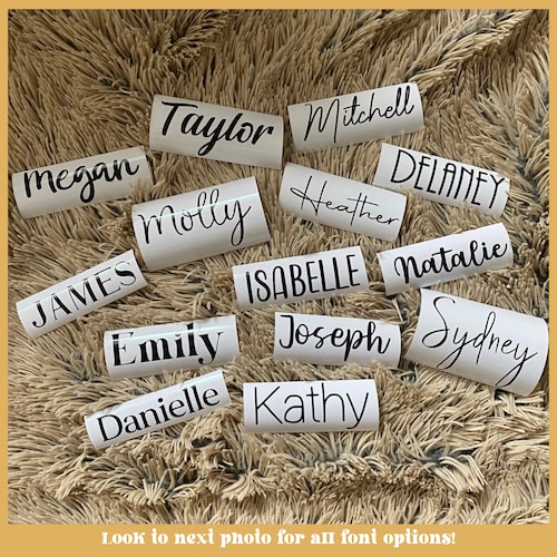 Personalized Name Vinyl Decal Sticker Vinyl Sticker Etsy