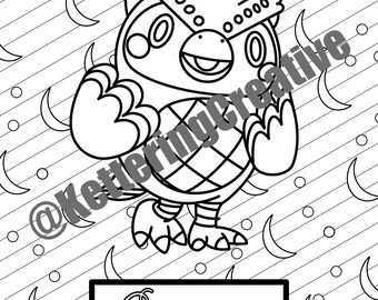 Animal Crossing Coloring Pages Celeste / I Made My Drawing Of My House Into A Coloring Book Page I Have A Version With Simpler Borders In The Comments Animalcrossing - Coloring pages of animal crossing, a very popular game that has had many fans for years.