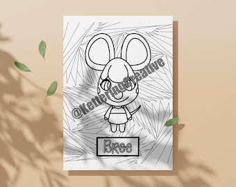 Bree Kolorowanka-Animal Crossing