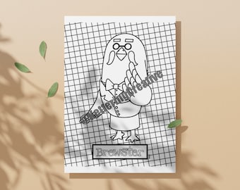 Brewster Kolorowanka-Animal Crossing