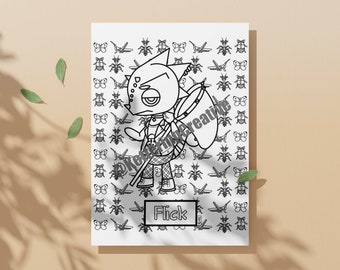 Flick Kolorowanka-Animal Crossing