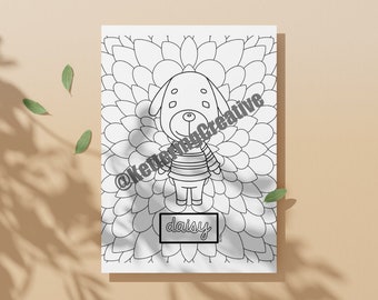 Kolorowanka Daisy-Animal Crossing