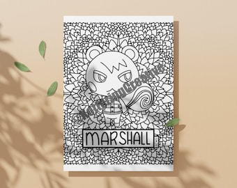 Marshall Kolorowanka-Animal Crossing