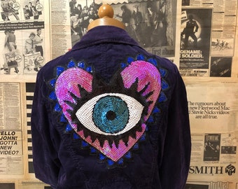 purple spring jacket