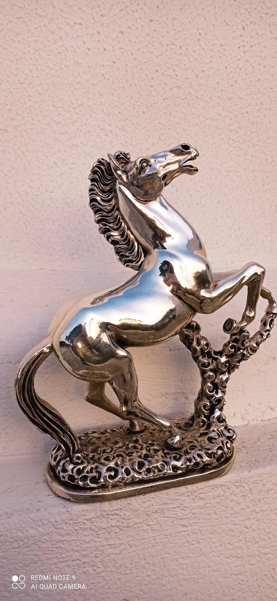 Sterling Silver 925 Plated Horse Statue Etsy