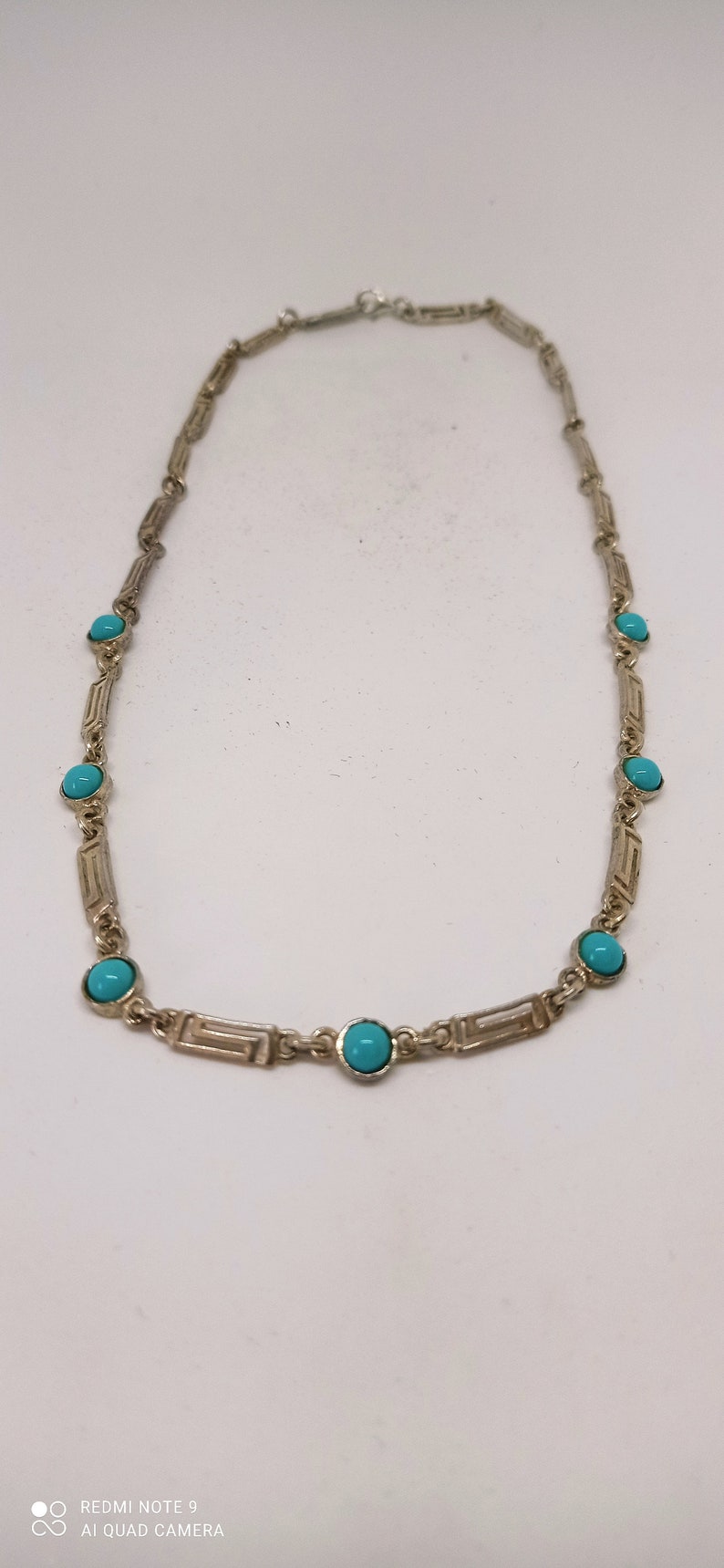 Vintage Greek sterling silver 925 necklace