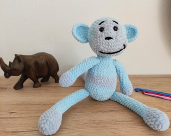 Gehäkeltes Kuscheltier, Affe in Handarbeit, Spielzeug, Geschenkidee, Babygeschenk, Plüschtier, Kinderspielzeug, Amigurumi