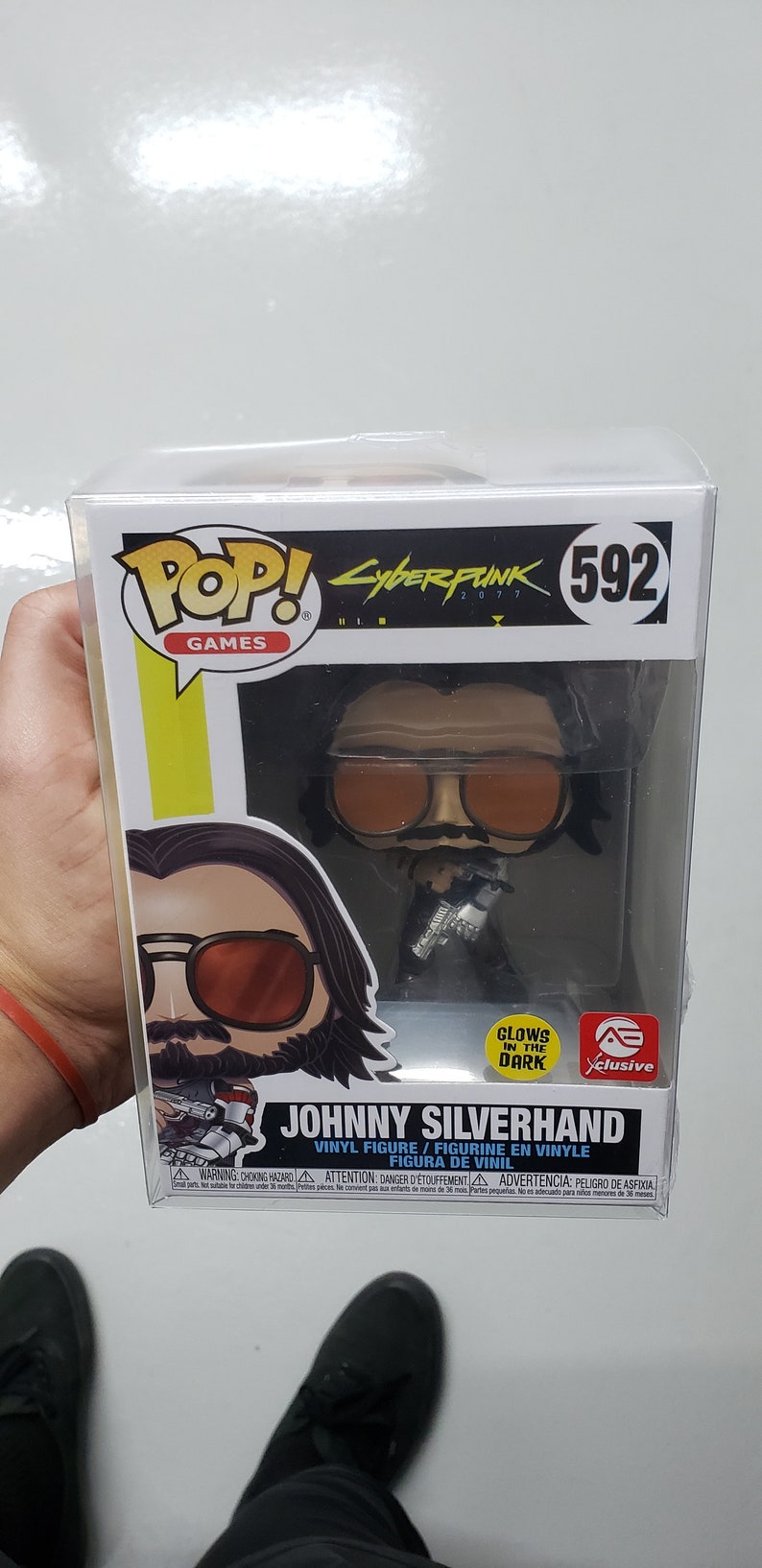 Funko Pop Johnny Silverhand Cyberpunk Glow in the Dark - Etsy