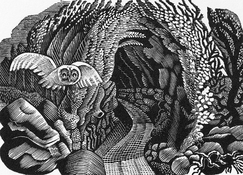 The Eric Ravilious Wood Engraving Postcard Collection (part I ...