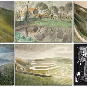 The Eric Ravilious Postcard Collection | Etsy