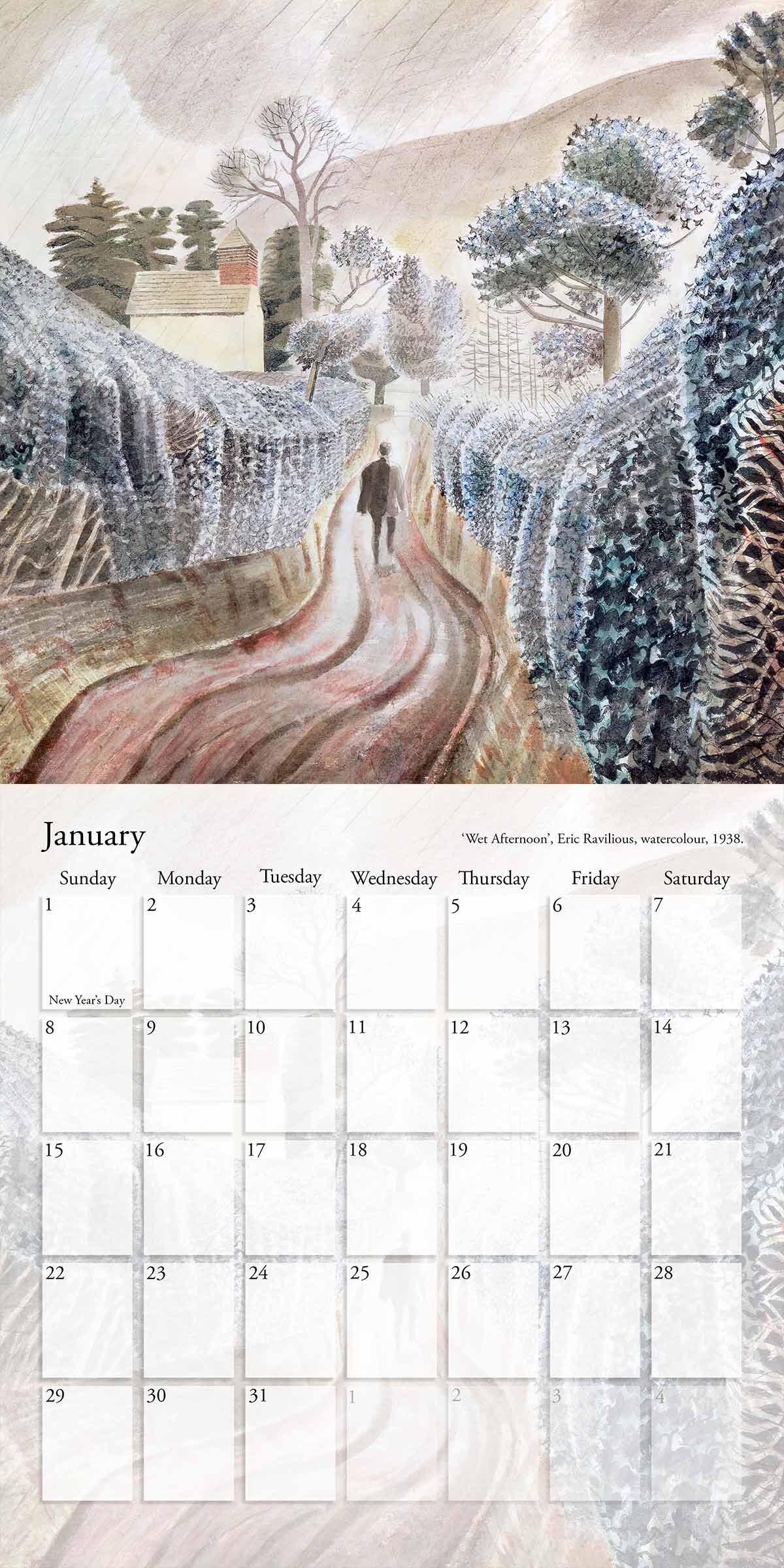 Eric Ravilious Calendar 2023 Etsy Ireland