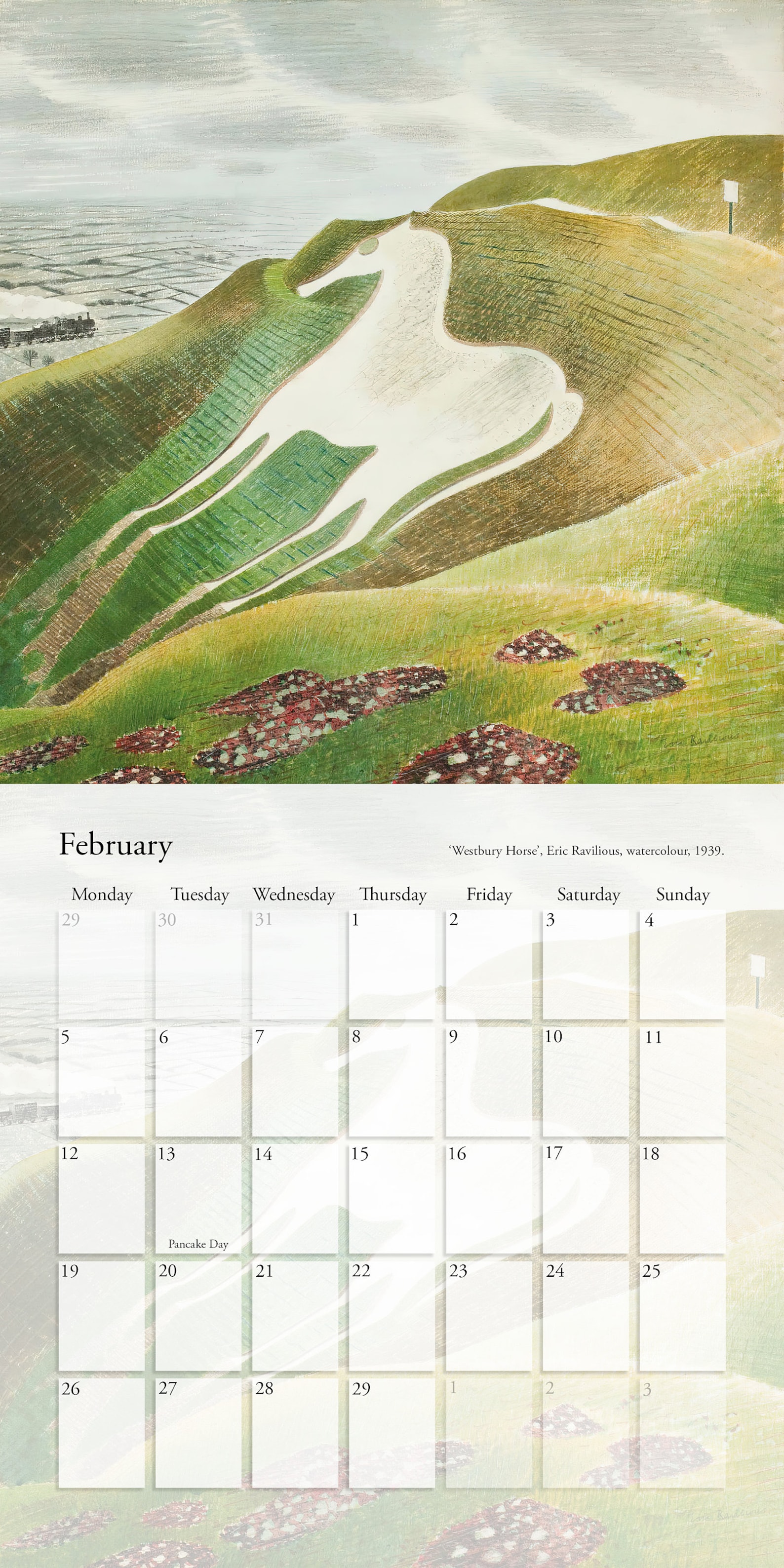 The Eric Ravilious Wall Calendar 2024. Etsy
