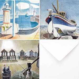 The Eric Ravilious by the Sea Greeting Card Collection.