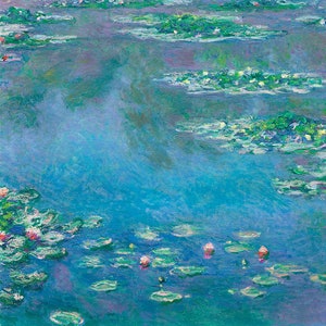 Claude Monet ‘Water Lilies’ Greetings Card.