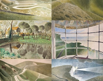 The Eric Ravilious High Street Postcard Collection (part I). - Etsy UK