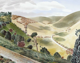 Eric Ravilious shepherds Cottage Greetings Card. - Etsy UK