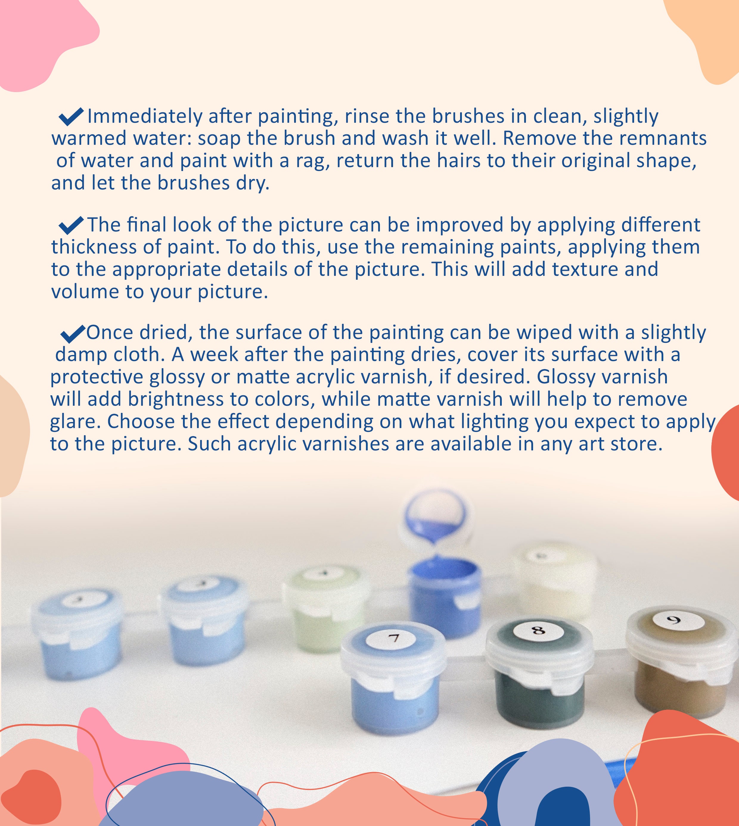 Flowers Paint by Number Kit With FRAME Color by Numbers Kit. Floral