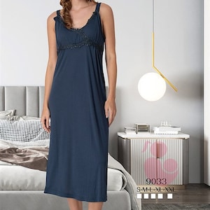 LohusaHamile 9032 Chemise de nuit pour la maternité, l&#39;allaitement et l&#39;allaitement, pour sac d&#39;hôpital et vêtements d&#39;intérieur
