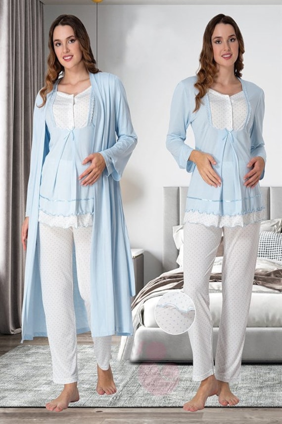 Maternity Nursing Pyjamas and Robe