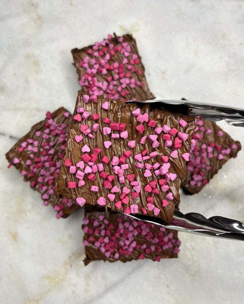 Brownies blondies Letterbox postal gift present anniversary chocolate gift image 2