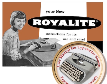 Royal Royalite Typewriter User Instruction Manual