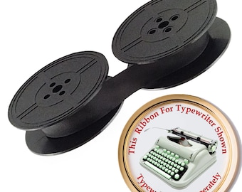 New Black Ink Ribbon for a Hermes 3000 Typewriter Curvy 1958-66 Model