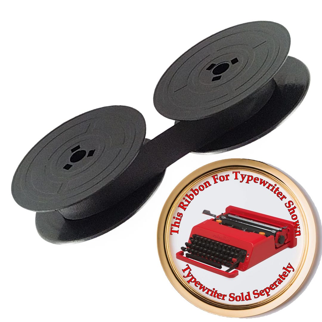 New Black Ink Ribbon for an Olivetti Valentine Typewriter Ettore ...