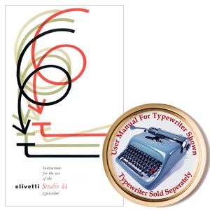 Olivetti Studio 44 Typewriter User Instruction Manual