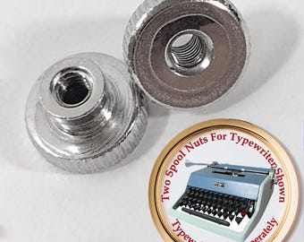 Two Thumb Nuts For An Underwood 21 Typewriter. 1 Set of 2 Spool Nuts.