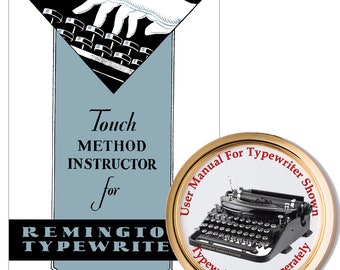 Manual de instrucciones del usuario de la máquina de escribir portátil Remington Noiseless